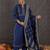 Embroidered Notch Neck Thread Work Pure Cotton Kurta With Trousers & Dupatta