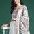Women Floral Embroidered Thread Work Kurta With Trousers & Dupatta