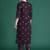 Floral Printed Beads & Stones Pure Cotton Kurta with Trousers