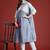 Floral Printed Empire Beads and Stones Pure Cotton Kurta with Trousers & Dupatta