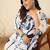 Plus Size Floral Printed Regular Kurta with Palazzos