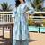 Women Floral Printed Empire Thread Work Pure Cotton Kurta with Palazzos