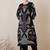 Ethnic Motifs Printed Round Neck Sequinned Straight Kurta With Palazzos