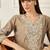 Floral Printed Thread Work Pure Cotton Kurta With Palazzos