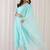 Floral Yoke Design Liva Straight Kurta With Trousers & Dupatta
