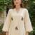 Women Embroidered Regular Thread Work Pure Cotton Kurta with Palazzos