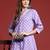 Printed Pleated Pure Cotton Kurta with Trousers