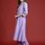 Printed Pleated Pure Cotton Kurta with Trousers