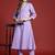 Printed Pleated Pure Cotton Kurta with Trousers