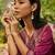 Ethnic Motifs Embroidered V-Neck Thread Work Straight Kurta with Salwar & Dupatta