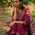Ethnic Motifs Embroidered V-Neck Thread Work Straight Kurta with Salwar & Dupatta