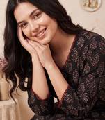Women Ethnic Motifs Printed Regular Pure Cotton Kurta with Trousers & With Dupatta