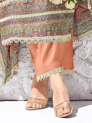 Women Ethnic Motifs Printed Regular Kurta with Trousers & With Dupatta 5