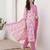 Women Floral Printed Regular Beads and Stones Kurta with Trousers & With Dupatta