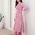 Women Floral Printed Regular Beads and Stones Kurta with Trousers & With Dupatta
