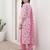 Women Floral Printed Regular Beads and Stones Kurta with Trousers & With Dupatta