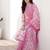 Women Floral Printed Regular Beads and Stones Kurta with Trousers & With Dupatta