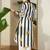 Women Striped Cotton A-Line Kurta with Trouser