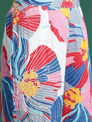 Floral Printed Pure Cotton Kurta with Trousers 3