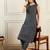 Geometric Printed V-Neck Pure Cotton Straight Kurta With Trousers
