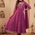 Women Ethnic Motifs Printed Regular Thread Work Kurta with Trousers & With Dupatta