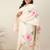 Plus Size Floral Printed Regular Linen Kurta with Trousers & With Dupatta