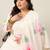 Plus Size Floral Printed Regular Linen Kurta with Trousers & With Dupatta