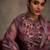 Floral Embroidered Thread Work Chanderi Cotton Kurta with Trousers & Dupatta