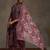 Floral Embroidered Thread Work Chanderi Cotton Kurta with Trousers & Dupatta