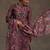 Floral Embroidered Thread Work Chanderi Cotton Kurta with Trousers & Dupatta