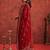 Motifs Embroidered Velvet Notch Neck Straight Kurta With Trousers & Dupatta