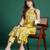 Tribal Printed Pure Cotton Fusion Kurta with Trousers