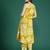 Tribal Printed Pure Cotton Fusion Kurta with Trousers