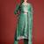 Floral Embroidered Sequinned Kurta with Trousers & With Dupatta