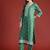 Floral Embroidered Sequinned Kurta with Trousers & With Dupatta