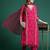 Ethnic Motifs Embroidered Regular Silk Chiffon Kurta with Trousers & Dupatta