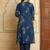 Women Ethnic Motifs Printed Empire Beads and Stones Pure Cotton Kurta with Trousers & With Dupatta
