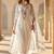 Floral Embroidered Thread Work Pure Cotton Straight Kurta With Trousers & Dupatta