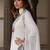 Floral Embroidered Thread Work Pure Cotton Straight Kurta With Trousers & Dupatta