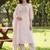 Women Floral Embroidered Regular Thread Work Pure Cotton Kurta with Trousers & With Dupatta