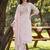 Women Floral Embroidered Regular Thread Work Pure Cotton Kurta with Trousers & With Dupatta