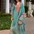 Women Floral Embroidered Regular Pure Cotton Kurta with Trousers & Dupatta