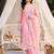 Women Floral Embroidered Regular Thread Work Kurta with Trousers & With Dupatta
