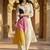 Women Colourblocked Regular Pure Cotton Kurta with Trousers