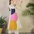 Women Colourblocked Regular Pure Cotton Kurta with Trousers