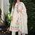 Women Floral Embroidered Thread Work Pure Cotton Kurta with Trousers & Dupatta