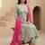 Women Floral Printed Regular Pure Cotton Kurta with Trousers & With Dupatta