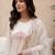 Women Floral Embroidered Regular Thread Work Kurta with Trousers & With Dupatta