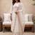 Women Floral Embroidered Regular Thread Work Kurta with Trousers & With Dupatta