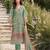 Women Floral Printed Regular Sequinned Linen Kurta with Trousers & With Dupatta